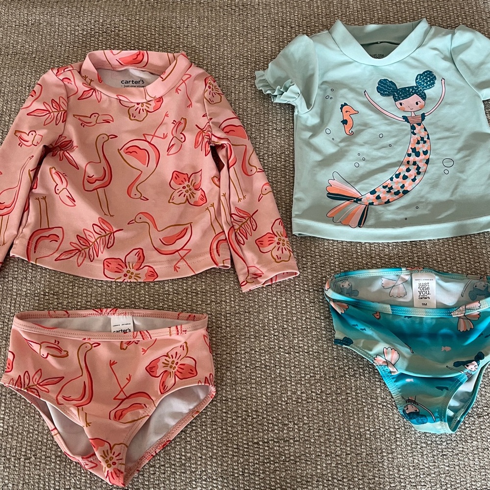 Carter’s 9 month old swim suit/rash guard